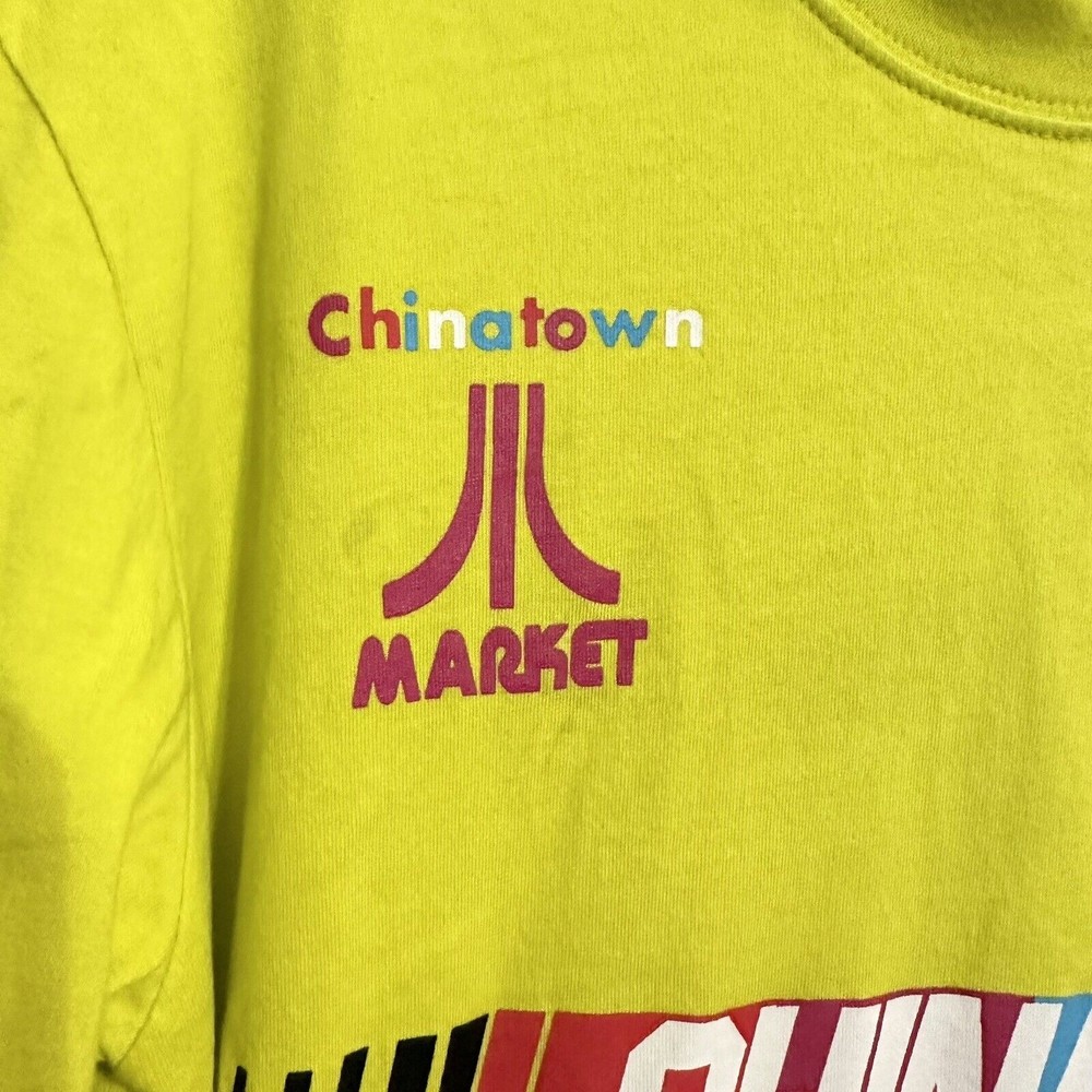 Chinatown Market NASCAR Long Sleeve Yellow Racing T-Shirt  Mens Size Large - Picture 9 of 12